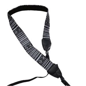 Black boho DSLR camera photographer strap